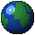 Spinning globe
